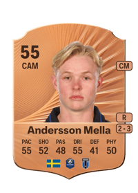 Hugo Andersson Mella Rare 55 OVR