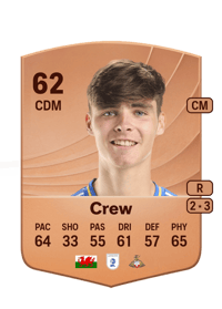 Charlie Crew Common 62 OVR