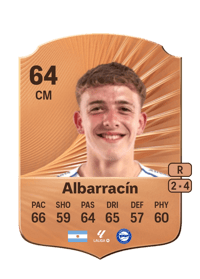 Gustavo Albarracín Rare 64 OVR
