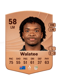 Abel Walatee Common 58 OVR