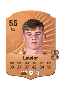 Dylan Lawlor Rare 55 OVR