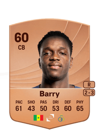 Mamadou Thierno Barry Common 60 OVR