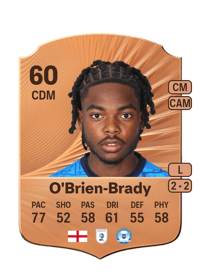 Donay O'Brien-Brady Rare 60 OVR