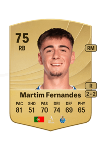 Martim Fernandes Common 75 OVR