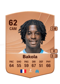 Darryl Bakola Common 62 OVR