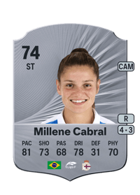 Millene Cabral Rare 74 OVR