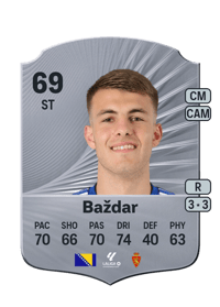 Samed Baždar Rare 69 OVR