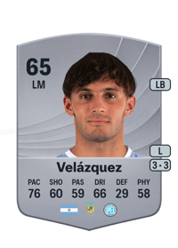 Juan Martín Velázquez Common 65 OVR
