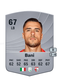 Cristiano Bani Common 67 Overall Rating
