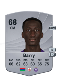 Abubakr Barry Common 68 OVR