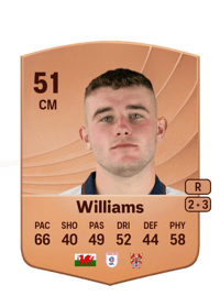 Josh Williams Common 51 OVR