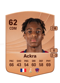Allan Ackra Common 62 OVR