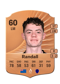 Jesse Randall Rare 60 OVR