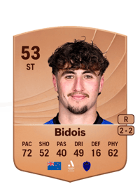 Jonty Bidois Common 53 OVR