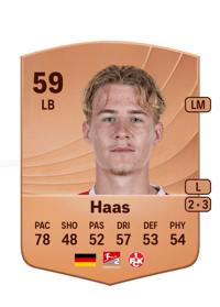 Mika Haas Common 59 OVR