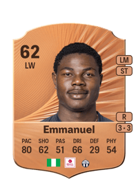 Umeh Emmanuel Rare 62 OVR