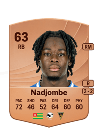 Pierre Nadjombe Common 63 OVR