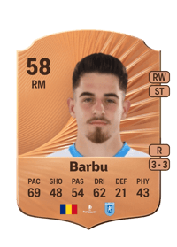 David Barbu Rare 58 OVR