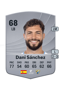 Dani Sánchez Common 68 OVR