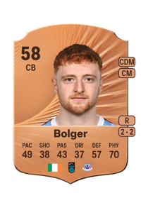 James Bolger Rare 58 OVR