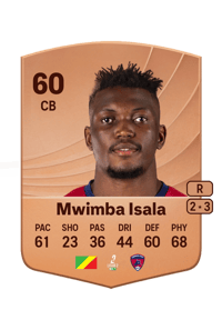 Josué Mwimba Isala Common 60 OVR