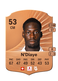 Souleymane N'Diaye Rare 53 OVR