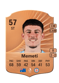 Medin Memeti Rare 57 OVR