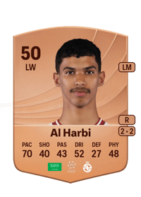 Abdulmalek Al Harbi Common 50 OVR