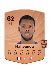 Yannis Nahounou Common 62 OVR