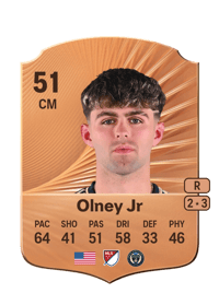 CJ Olney Jr Rare 51 OVR