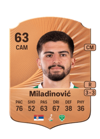 Igor Miladinović Rare 63 OVR