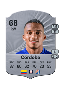 Juan Córdoba Rare 68 OVR