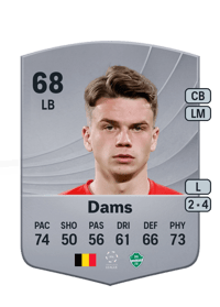 Matteo Dams Common 68 OVR