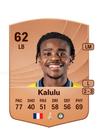 Joseph Kalulu Common 62 OVR
