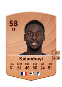 Simon Kalambayi Common 58 OVR