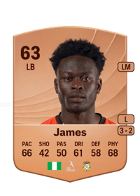 Isaac James Common 63 OVR