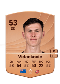 Tristan Vidackovic Common 53 OVR