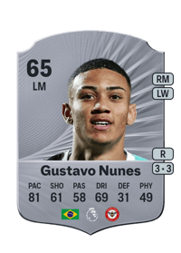 Gustavo Nunes Rare 65 OVR