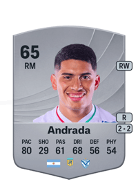 Isaías Andrada Common 65 OVR