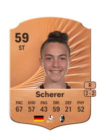 Nora Scherer Rare 59 OVR