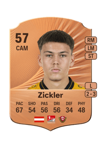 Jakob Zickler Rare 57 OVR