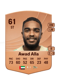Mohamed Awad Alla Common 61 OVR