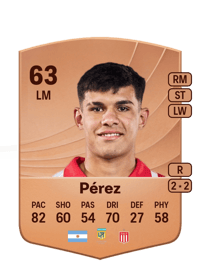 Fabricio Pérez Common 63 OVR