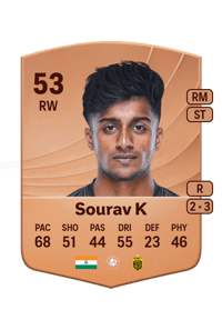 Sourav K Common 53 OVR