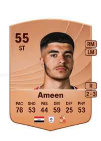 Botan Ameen Common 55 OVR