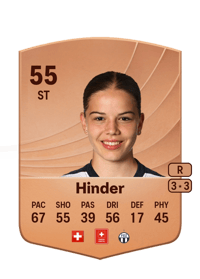 Rahel Hinder Common 55 OVR