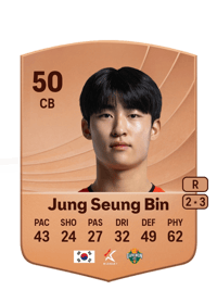 Jung Seung Bin Common 50 OVR