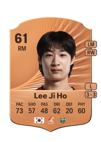 Lee Ji Ho Rare 61 OVR