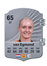 Bo van Egmond Rare 65 OVR