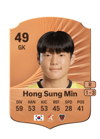 Hong Sung Min Rare 49 OVR